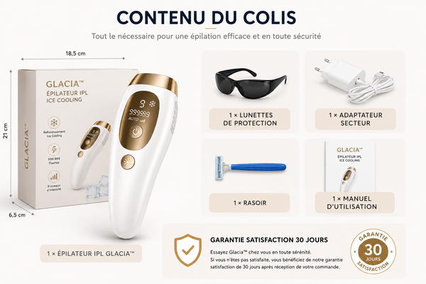 Résultat Glacia™ la densité diminue.